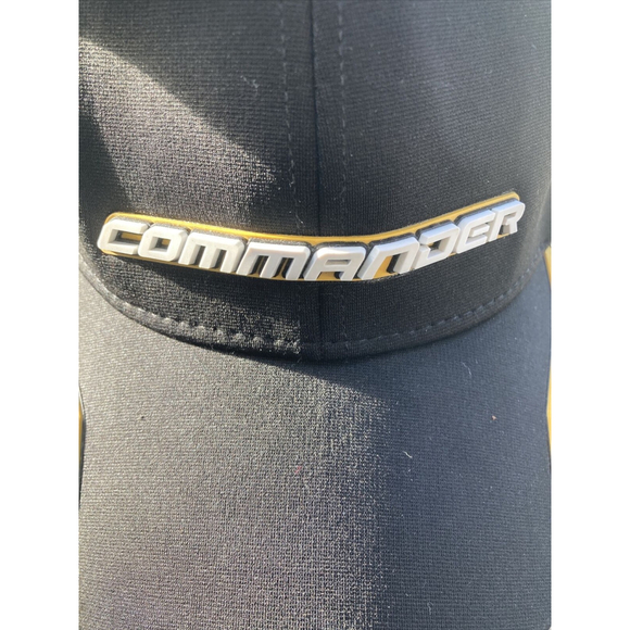 CAN-AM Men's Commander S/M Stretch Cap Black Yellow BRP GREAT Quad Or Sled Hat! - Picture 10 of 11